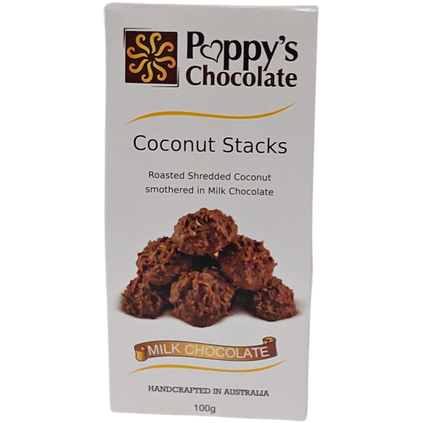 Chocolate Coconut Stacks 100g