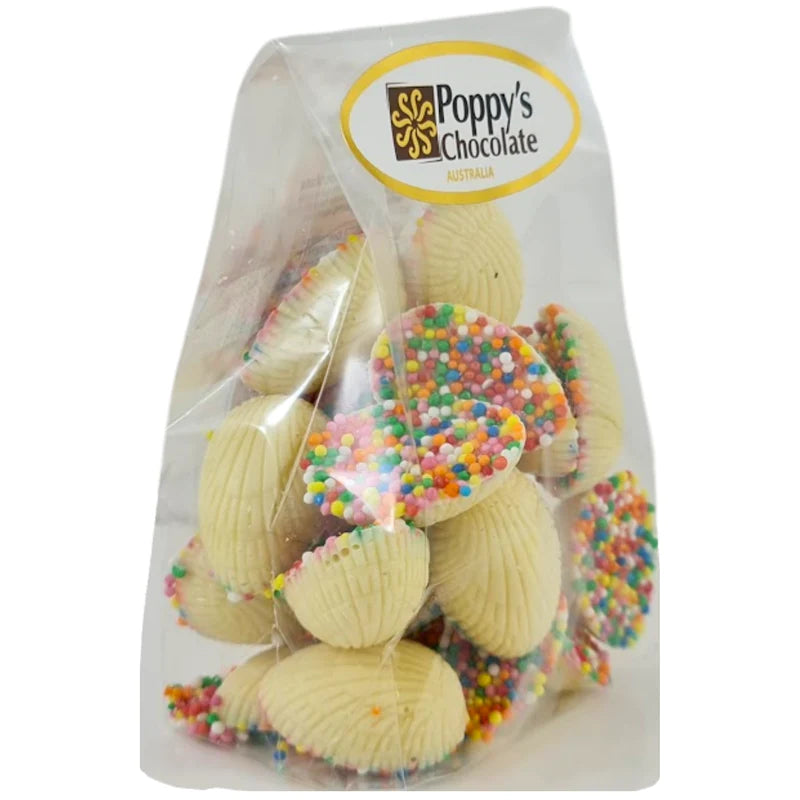 Mini Half Sprinkle Easter Eggs 24 Pack White Chocolate