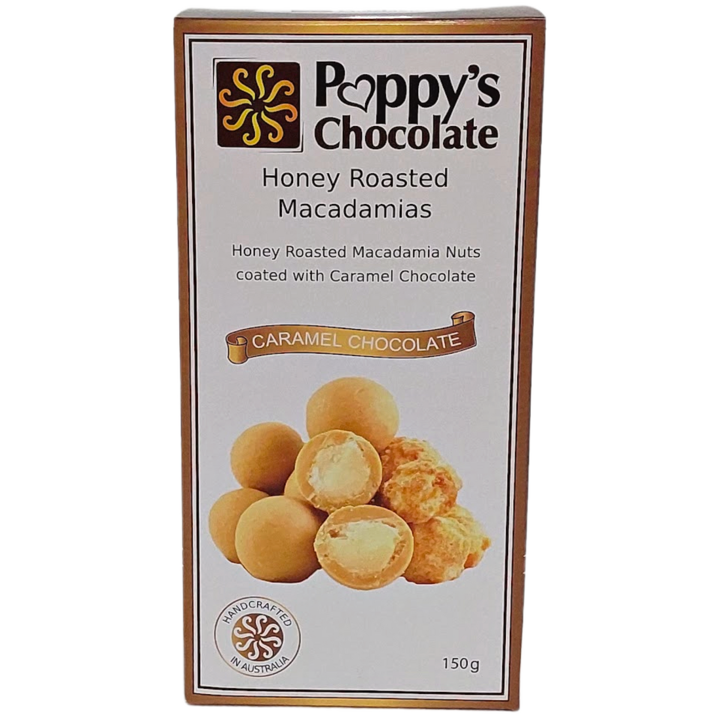 Caramel Chocolate Coated Macadamias 150g