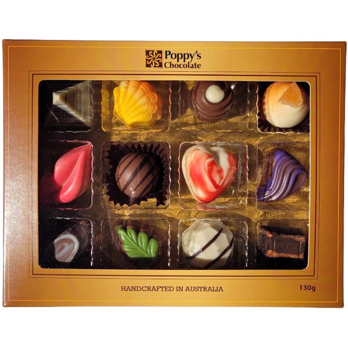 Gift Box 12 gourmet chocolates Poppy's Chocolate Wholesale