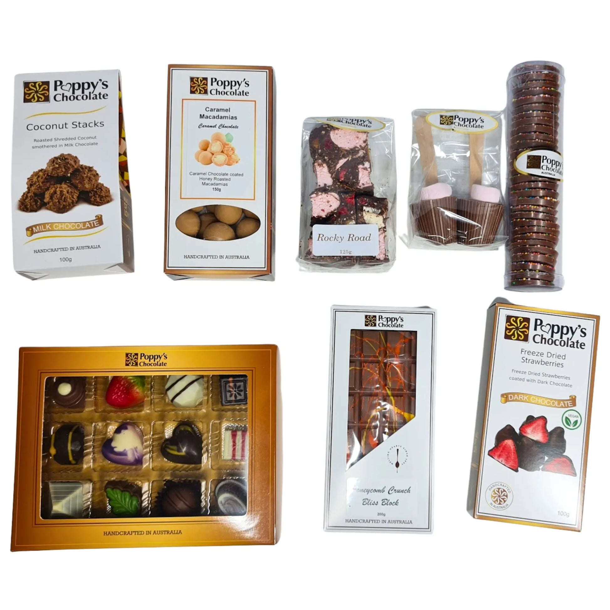 Poppy's Chocolate The Chocolate Connoisseurs Chocolate Hamper Luxury Handmade Chocolate Australia