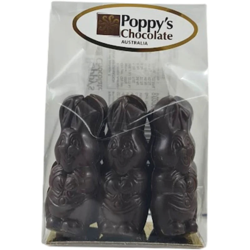 Dark Chocolate Easter Bunnies 12 Pack