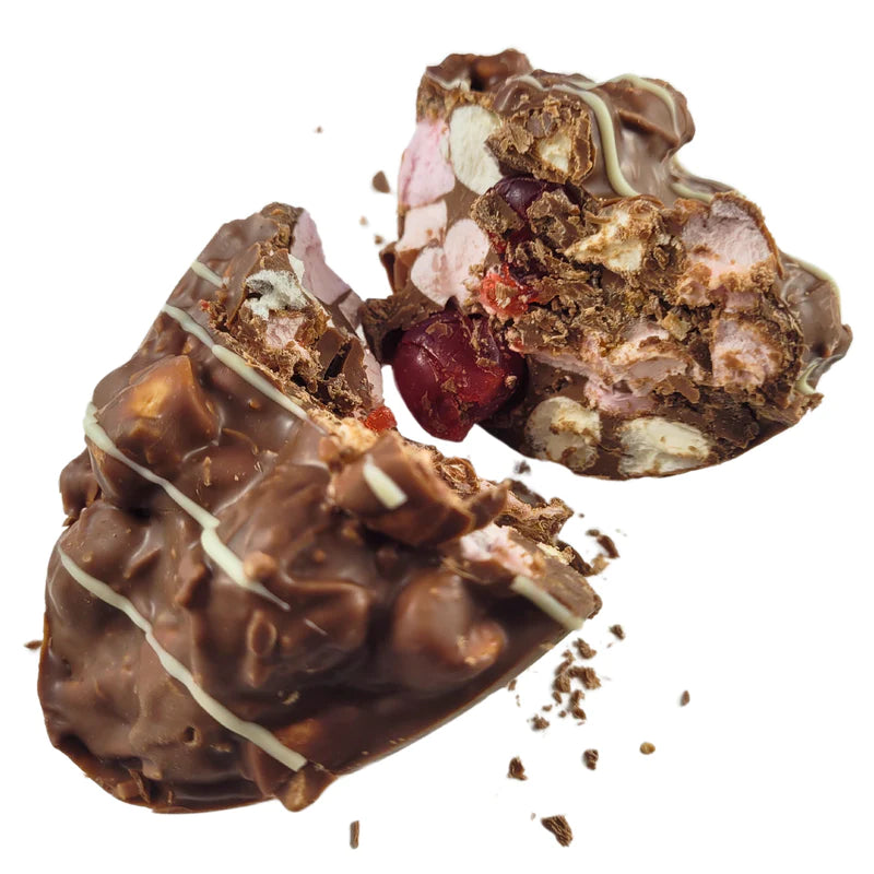 Rocky Road Easter Egg Milk Chocolate Cashew Turkish Delight