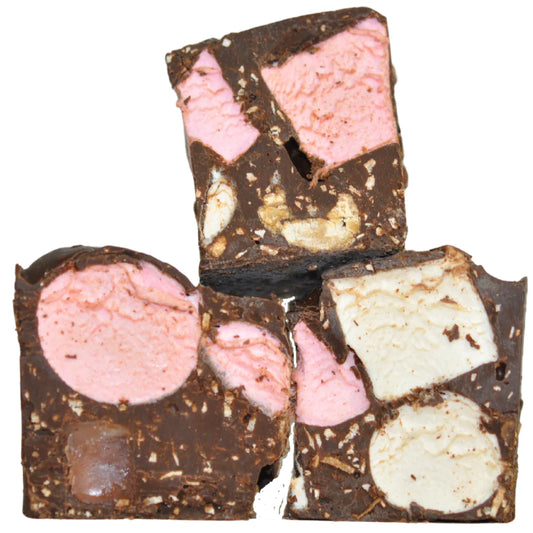 Rocky Road Cashew and Turkish Delight Dark Chocolate 125g