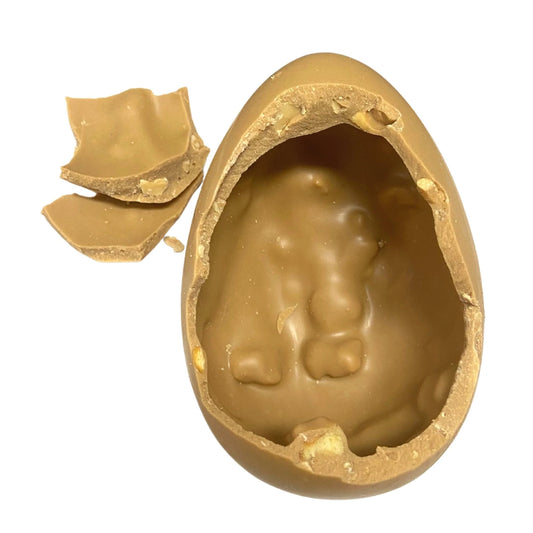 Deluxe Caramel Peanut Crunch Easter Egg