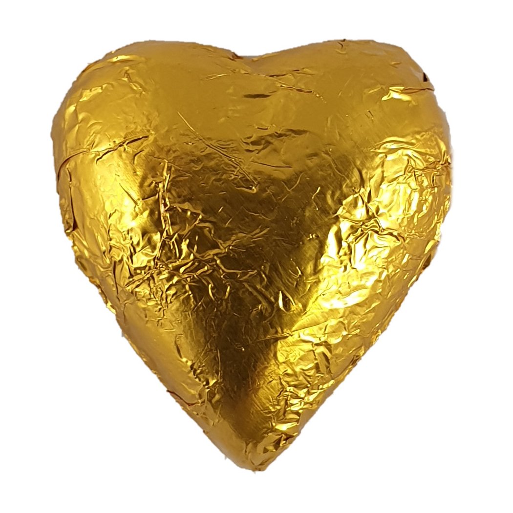 Heart Dark Chocolate Foiled 8g Qty 180