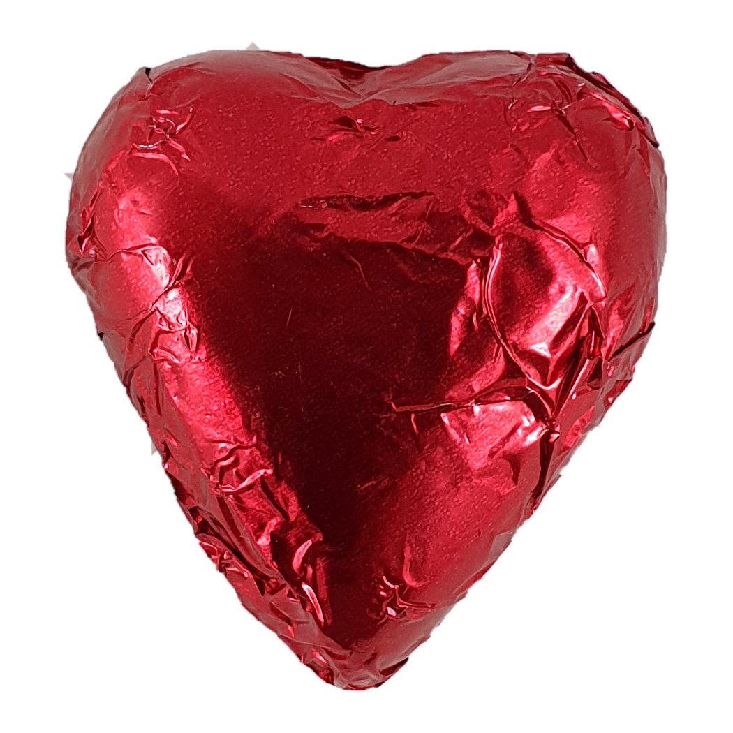 Heart Milk Chocolate Foiled 8g 180/Pack