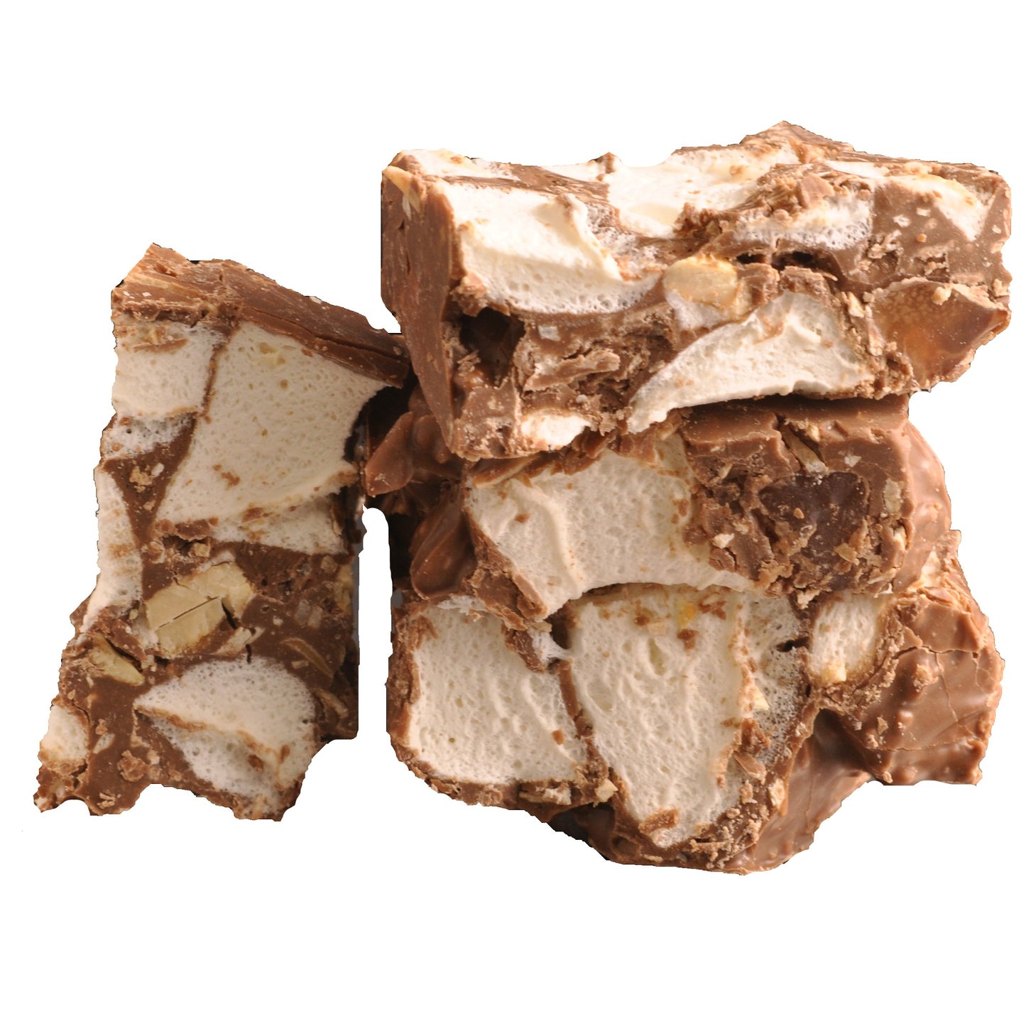 Rocky Road Cashew and Turkish Delight Milk Chocolate Block 500g