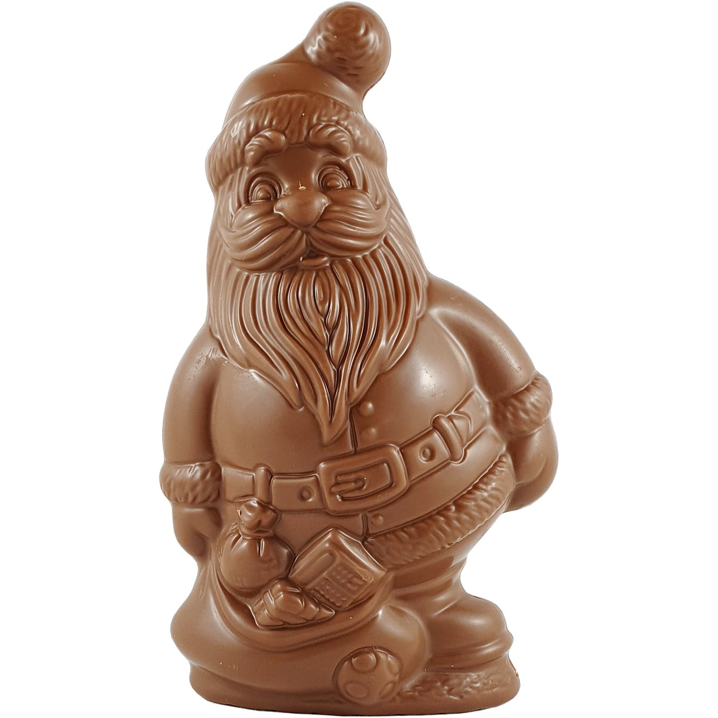 Santa with bag of presents 124mm Mylk chocolate - Vegan