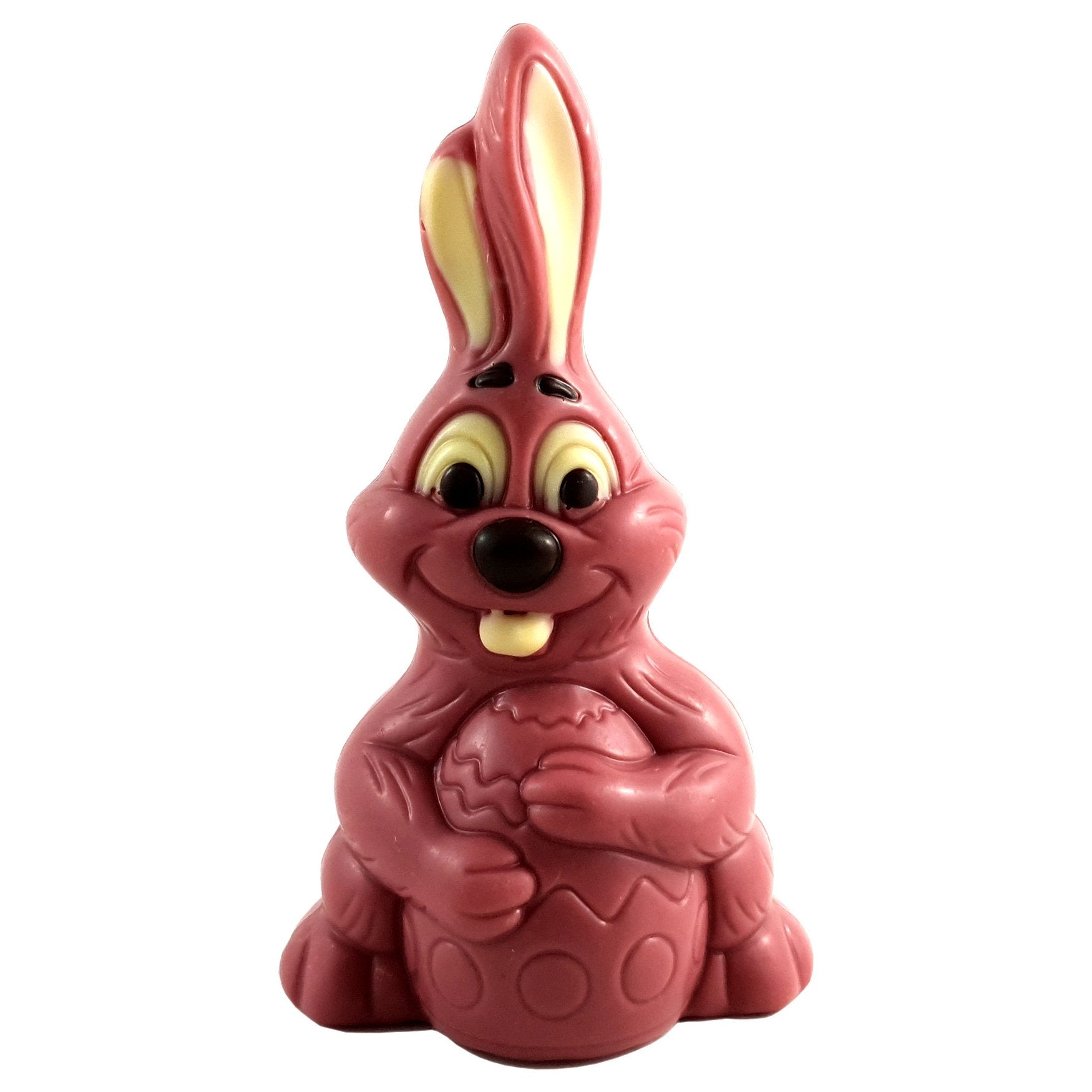Ruby Chocolate Easter Bunny Holding Egg Small