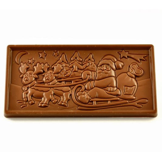 Christmas Scene Bar - Milk Chocolate