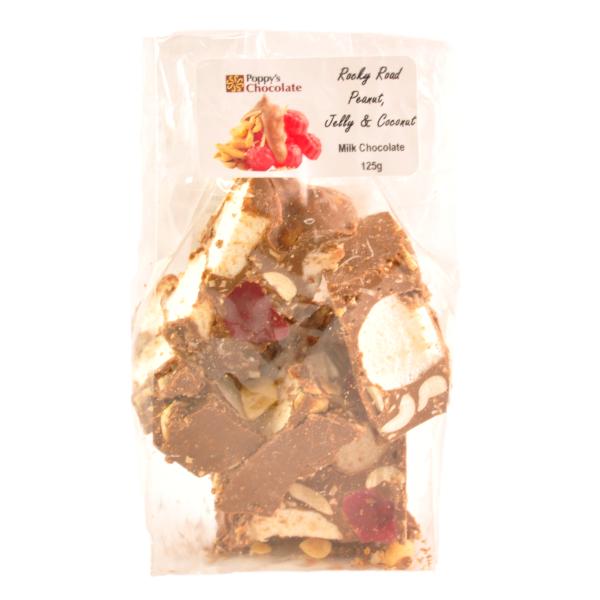 Rocky Road Peanut and Jellies milk chocolate 125g