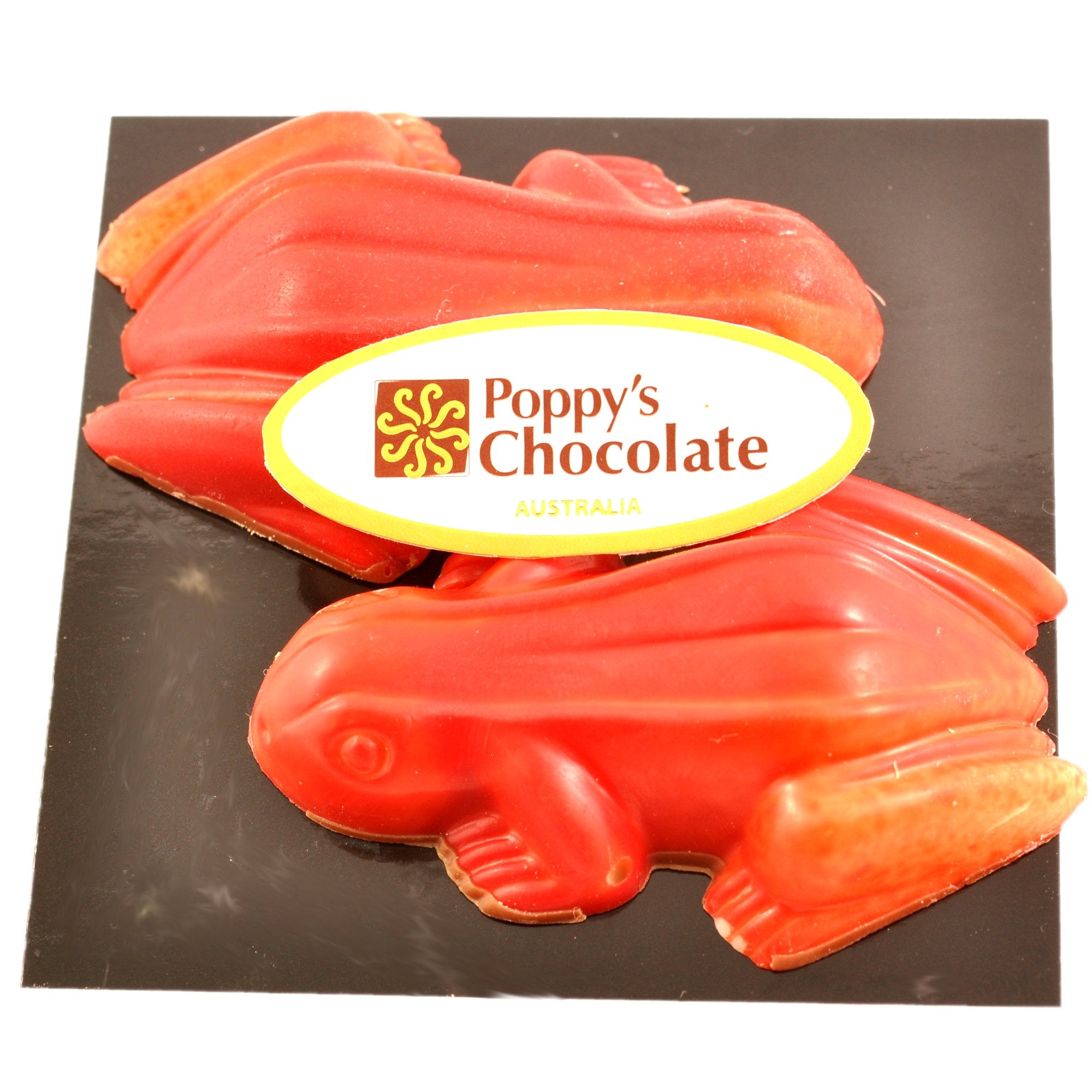 Frogs Strawberry filled Bulk 24/Box - Poppy's Chocolate Wholesale